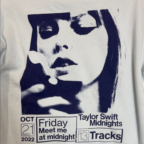 Taylor Swift Midnights Hoodie Sweatshirt Album Merch Size Small - Picture 9 of 11